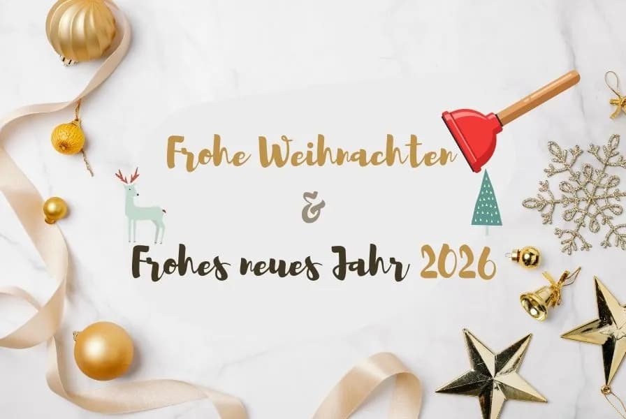 Abfluss-Check vor Weihnachten und Silvester